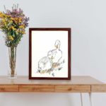 Discover the beauty of a Duck and Young Grass in this vintage art print by Numata Kashu,placed on the wall