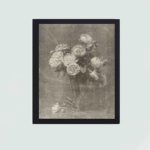 Discover the timeless beauty of roses with this vintage art print,placed on the wall