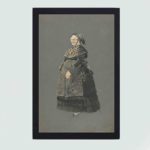 Elegance of a bygone era with this vintage portrait of Madama Ruder,mounted on the wall