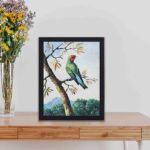 Revive nature's beauty with this vintage Bird Study canvas print. George Edwards' masterpiece, displayed on a table