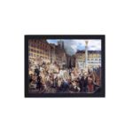 Experience a piece of history with our vintage art print of "Le duc d'Orléans" by Prosper Lafaye,hung on a white background wall