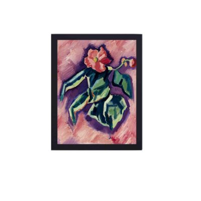 Bring the beauty of nature indoors with Marsden Hartley's "Pink Begonias." mounted on the wall