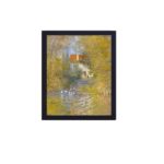 Infidu vintage art print of Claude Monet’s 'The Geese' (1874) in high resolution with black frame, showcasing 18th-century elegance, perfect for home or office decor.