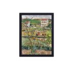 Enchanting atmosphere of Pierre Bonnard's "Rainy Landscape."mounted on the wall