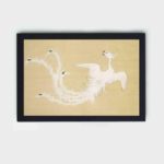 Experience the beauty of nature with this Kamisaka Sekka bird art print,placed on the wall