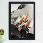 Experience the spiritual side of war with this Ogata Gekko art print,displayed on the wall