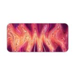 Infidu Artistic Animated Desk Pad with a swirling marbled pattern in pink, white, and red. Desk Pad kept on a plain white background