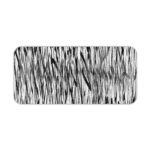 Infidu Artistic Patterns Desk Pad with vertical black and white lines creating a dense, forest-like pattern and optical illusion effect. Desk Pad kept on a plain white background