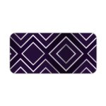 Infidu desk pad with white diamond shapes on a dark purple background Desk Pad kept on a plain white background