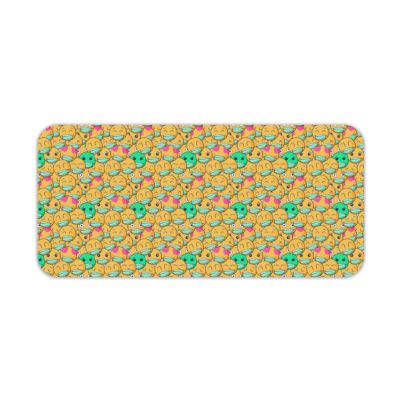 Kids Design With Smiley Pattern Desk Pad - Creative Vector Pattern Design 1