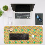 Kids Design With Smiley Pattern Desk Pad - Creative Vector Pattern Design 3