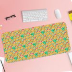 Kids Design With Smiley Pattern Desk Pad - Creative Vector Pattern Design 5