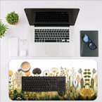 Desk Mat in computer table printed with flowers