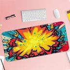 Desk Mats Printed with Splash of Fire Graphics