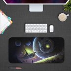 Desk Mat Printed with Space Theme