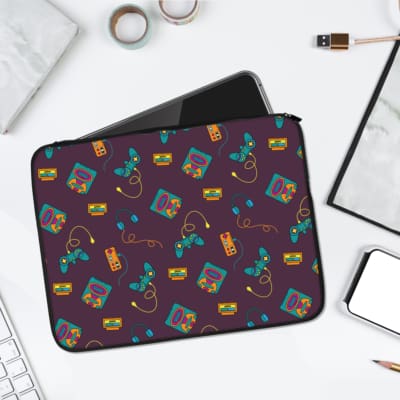 Laptop Sleeve - Creative Gaming Patterns 1