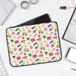 Laptop Sleeve - Kids Pattern Vibrant Learning Zone With Our Cream Background Laptop Sleeves 01