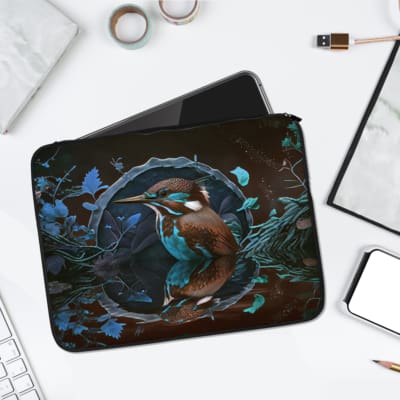 Laptop Sleeve - Artistic Colorful Bird Art 1