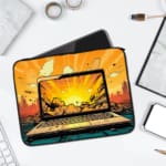 Tech Fusion with Laptop Design Laptop Sleeve 1