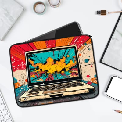 Tech Fusion with Laptop Design Laptop Sleeve 1