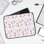 Laptop Sleeve - Boho Pattern With White Background 01