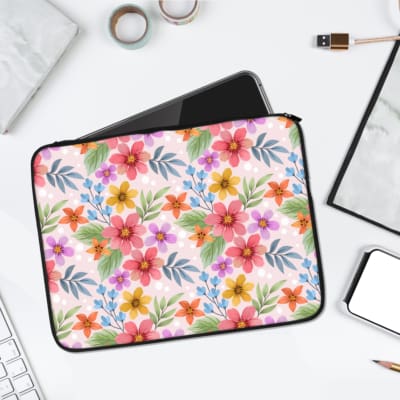 Laptop Sleeve - Floral Pattern 01