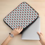 Laptop Sleeve - Geometric Pattern With White Background 02