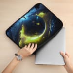 Laptop Sleeve - Space Concept Colorful Illustration Art 2