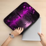 Laptop Sleeve - Purple Color Mushroom Forest Concept Art 2