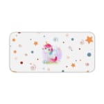 INFIDU Bring the Beauty of Unicorn to Your Desk Desk Pad with an anime-inspired unicorn design on a white background, perfect for a whimsical touch Desk Pad kept on a plain white background