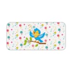 Infidu Lovely Singing Parrot Desk Pad with a white background and musical design, featuring a vibrant comic-style illustration. Desk Pad kept on a plain white background