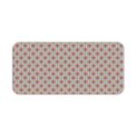 Infidu Desk Pad has a vibrant geometric diamond pattern and a colorful red, blue, and white background. Desk Pad kept on a plain white background