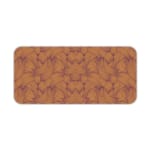 Infidu Vector Pattern Desk Pad with maze-like design in light brown on a solid light brown background. Desk Pad kept on a plain white background