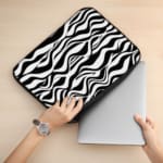 Laptop Sleeve - Vector Wave Illustration Design 2