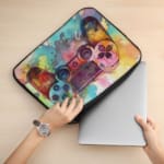 Laptop Sleeve - Multi Colors Gaming Joystick Design 2