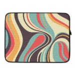 Laptop Sleeve - Geometric Pattern With Light Yellow Background 03