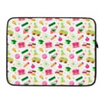 Laptop Sleeve - Kids Pattern Vibrant Learning Zone With Our Cream Background Laptop Sleeves 03