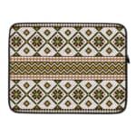 Laptop Sleeves - Knitted Pattern With White Background 03