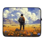 Laptop Sleeve - Anime Boy Standing In The Beautiful Naturel Place Concept Art 3