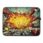 Color Wave Boom Animated Laptop Sleeve 3