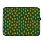 Laptop Sleeves - Vector Texture Pattern With Green Background 03