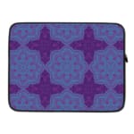 Laptop Sleeves - Vector Texture Pattern With Purple Background 03