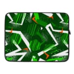 Laptop Sleeves - Vector Pattern With Green Background 03