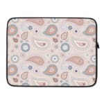 Laptop Sleeve - Boho Pattern With Light Brown Background 03