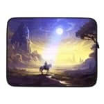 Laptop Sleeve - Men Going With Horse In Mountain Side Concept Art 3