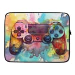 Laptop Sleeve - Multi Colors Gaming Joystick Design 3