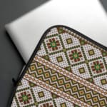 Laptop Sleeves - Knitted Pattern With White Background 04