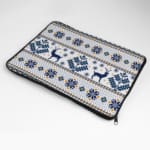 Laptop Sleeves - Knitted Pattern With White Background 04