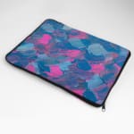 Laptop Sleeves - Painting Pattern With Blue Background 04