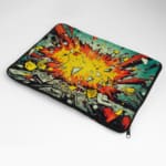 Color Wave Boom Animated Laptop Sleeve 4